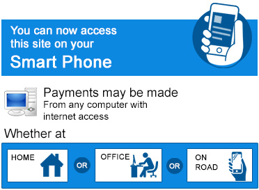 Website accessible from smartphone, home, or office.
